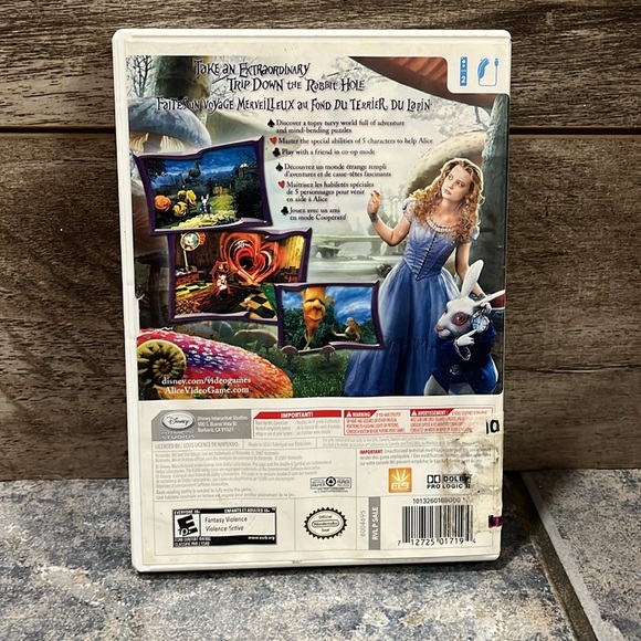 5 for $60 - Disney Alice in Wonderland Wii Game - - Picture 4 of 4